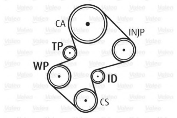 VALEO 614507 Water Pump & Timing Belt Kit